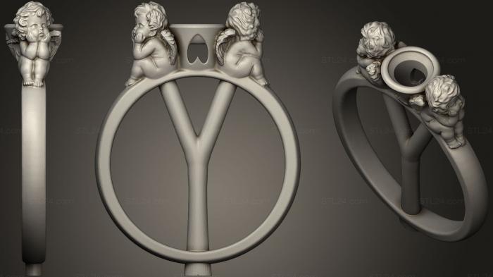 Jewelry rings (Angels Ring, JVLRP_0269) 3D models for cnc